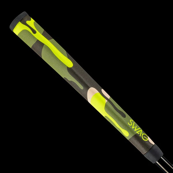 カモ ネオン グリーン ドリップ ミッドサイズ パター グリップ